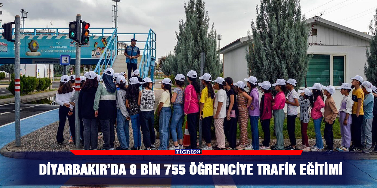 Diyarbakır’da 8 bin 755 öğrenciye trafik eğitimi