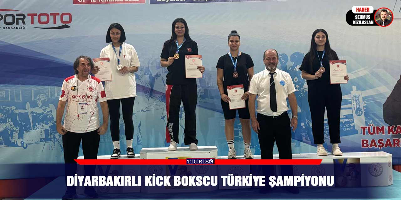 Diyarbakırlı Kick Bokscu Türkiye şampiyonu