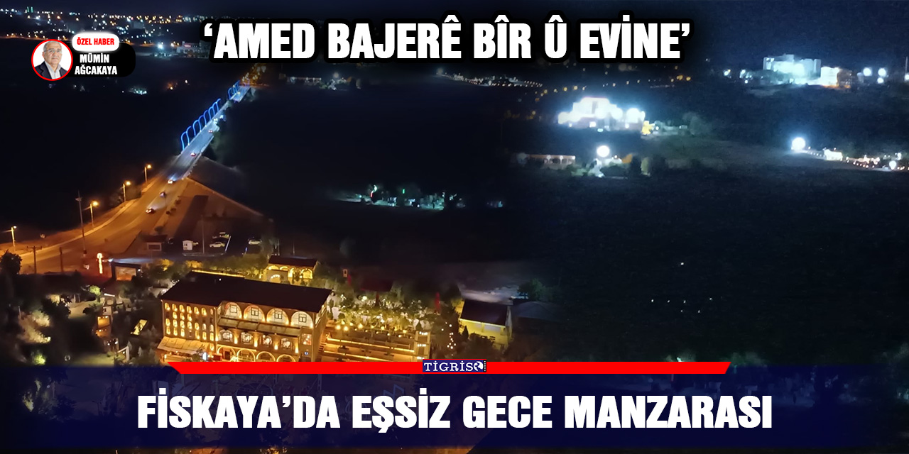 VİDEO - Fiskaya’da eşsiz gece manzarası