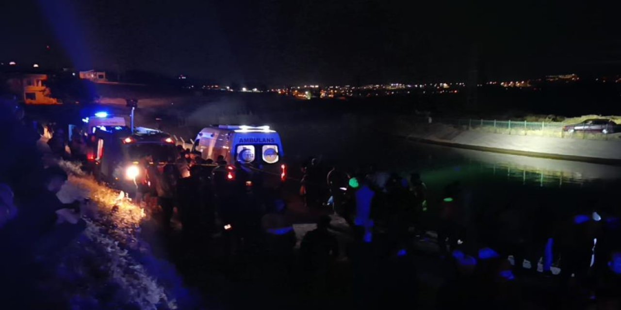 Otomobil sulama kanalına düştü: 2 ölü