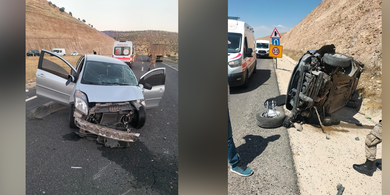 Diyarbakır'da 2 ayrı trafik kazası: 6 yaralı