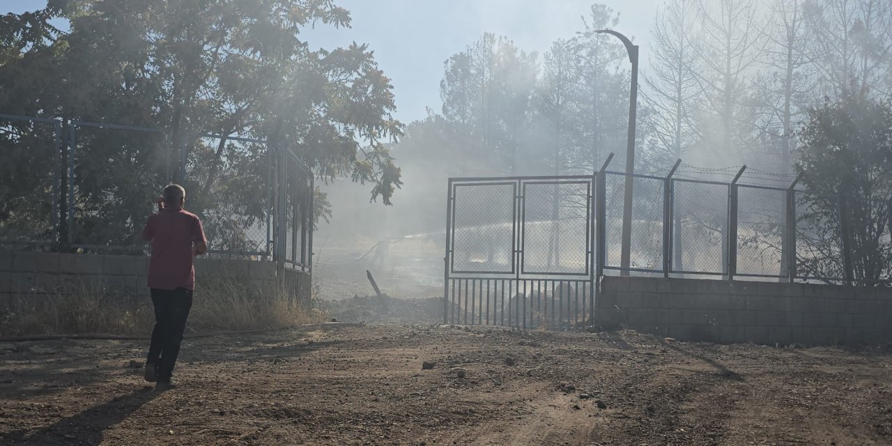 Diyarbakır’da belediyenin su arıtma tesisinde korkutan yangın