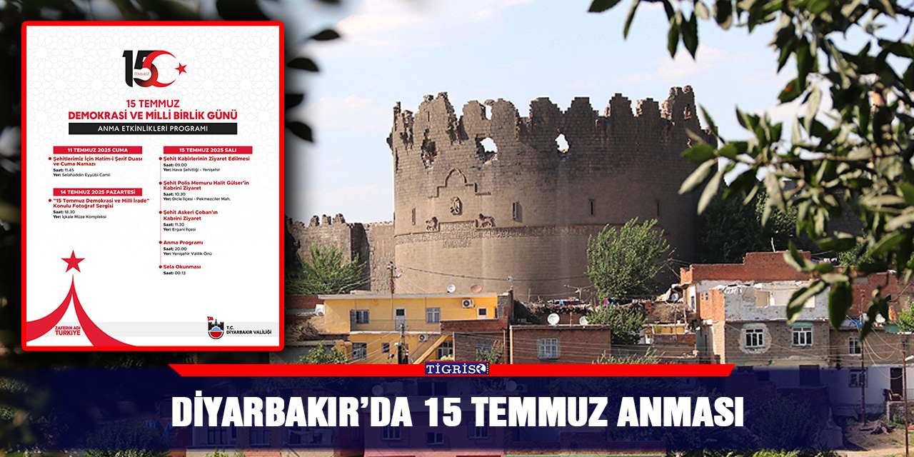 Diyarbakır’da 15 Temmuz anması