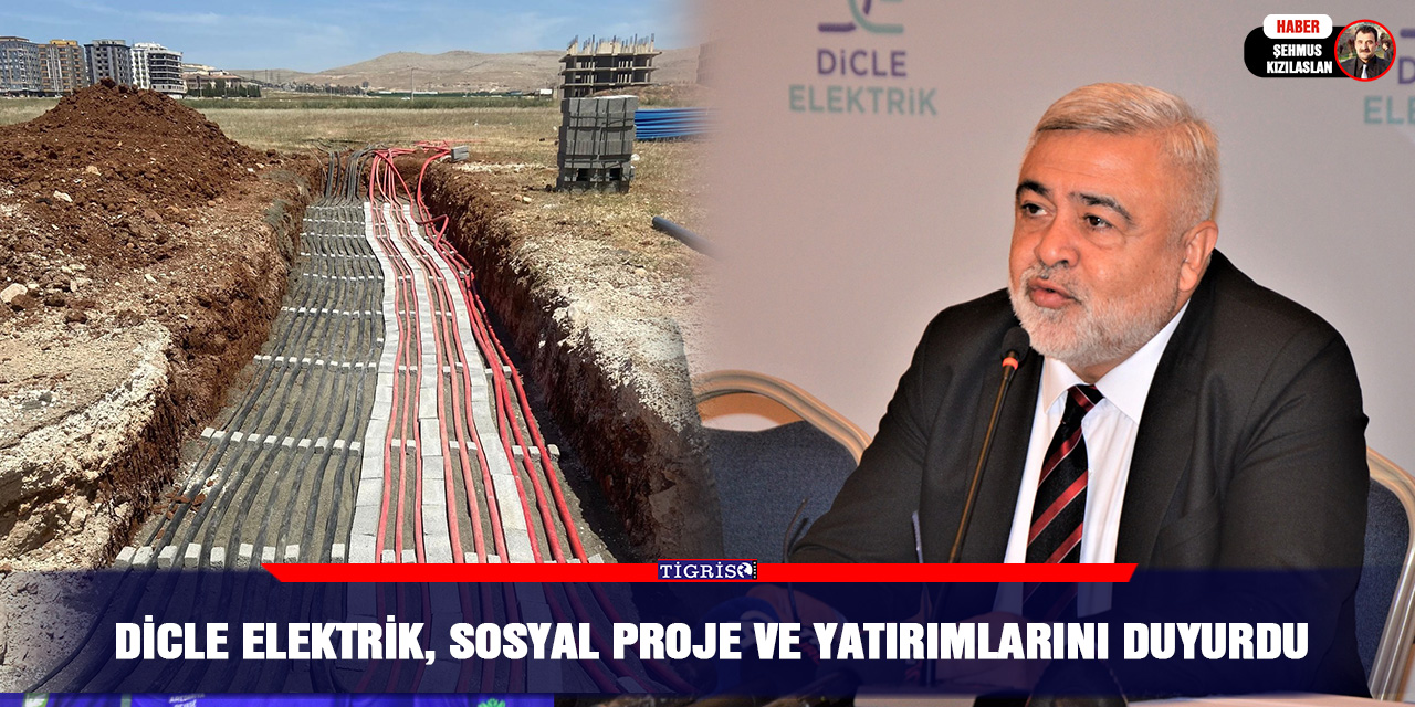Dicle Elektrik, sosyal proje ve yatırımlarını duyurdu