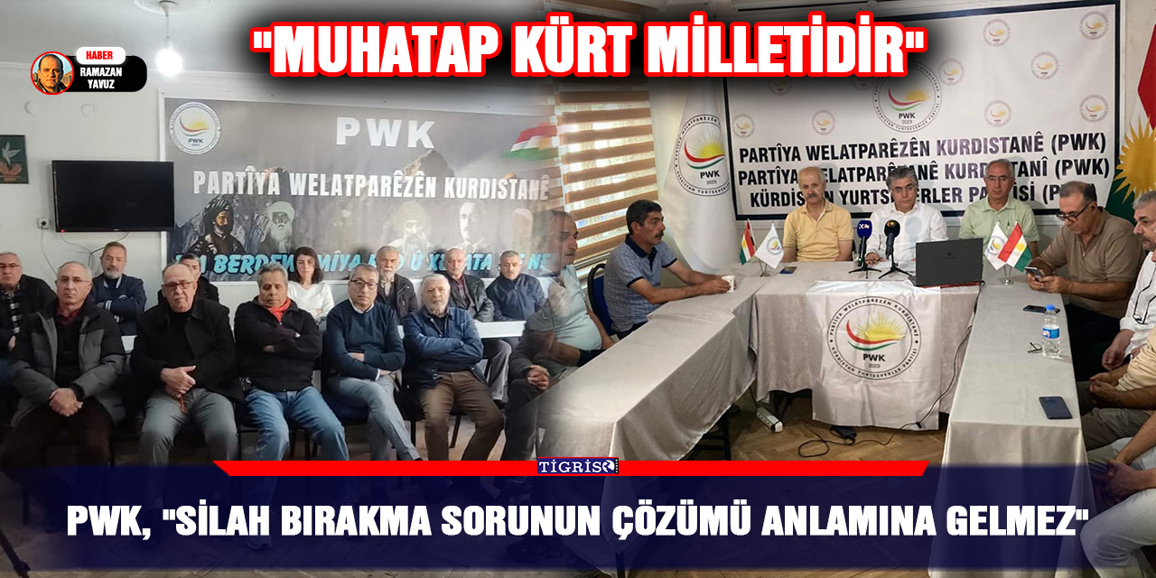 PWK, "Silah bırakma sorunun çözümü anlamına gelmez"