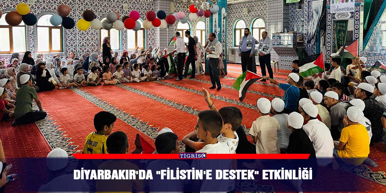 Diyarbakır'da "Filistin'e Destek" etkinliği