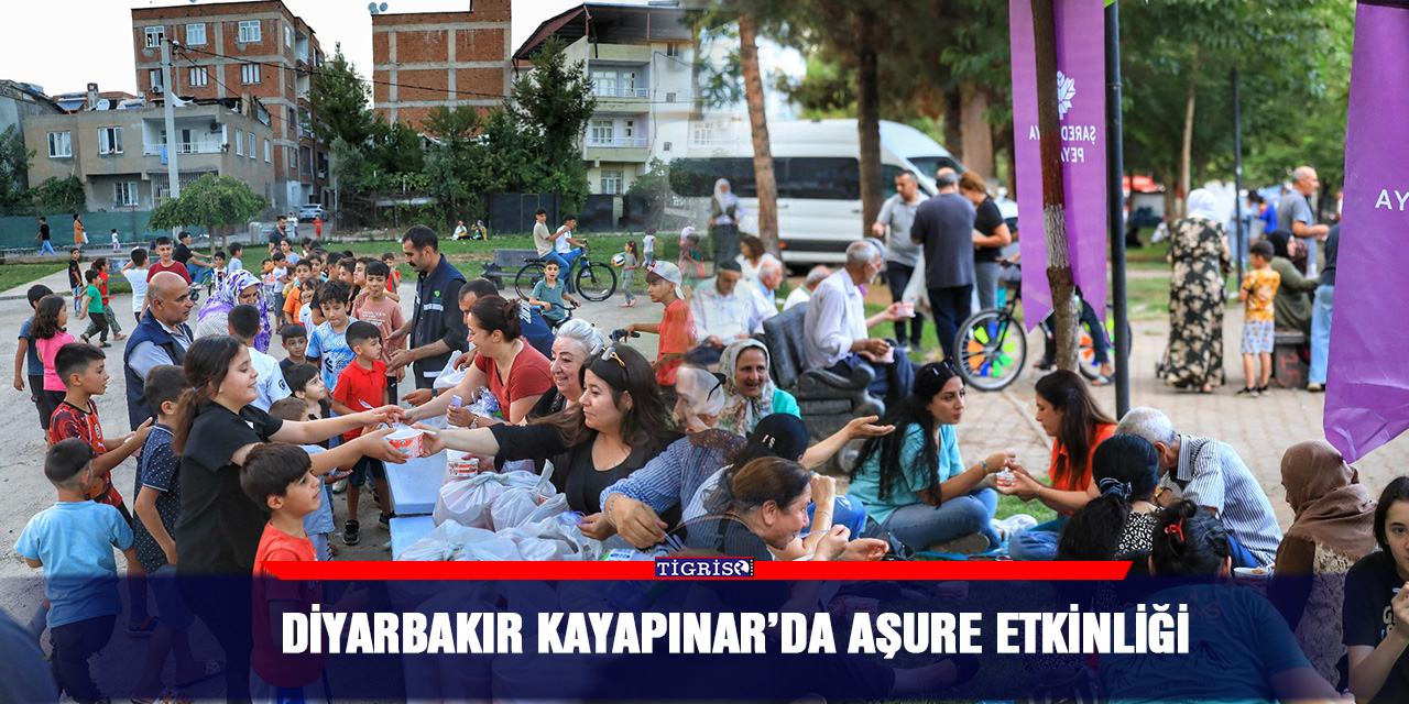 Diyarbakır Kayapınar’da aşure etkinliği