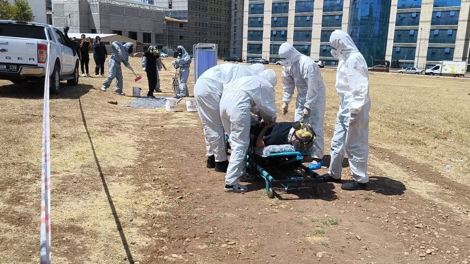 Gerçeği aratmayan KBRN tatbikatı