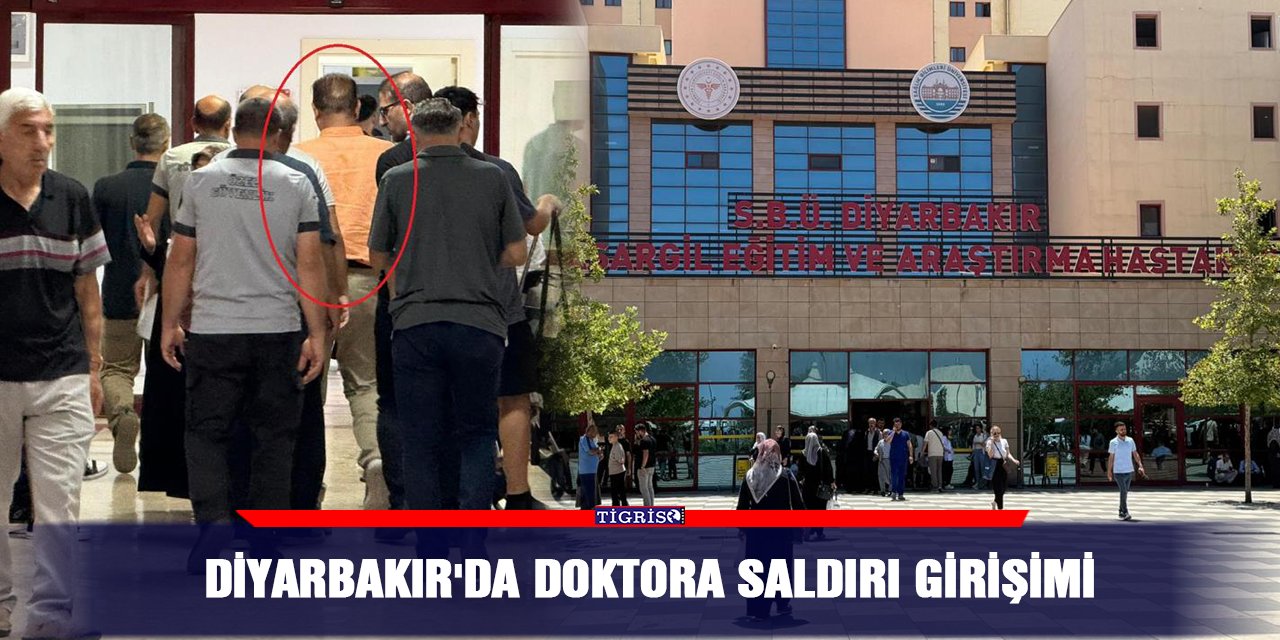 Diyarbakır'da doktora saldırı girişimi