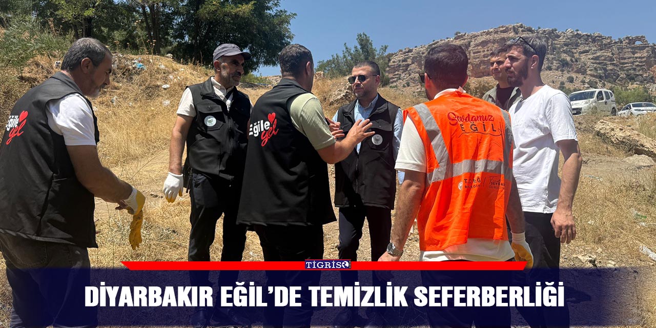 Diyarbakır Eğil’de temizlik seferberliği