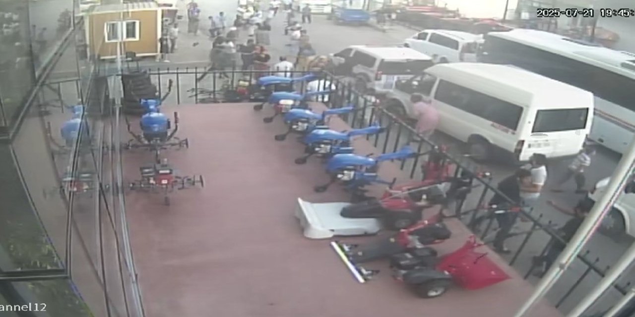 Sokak savaş alanına döndü