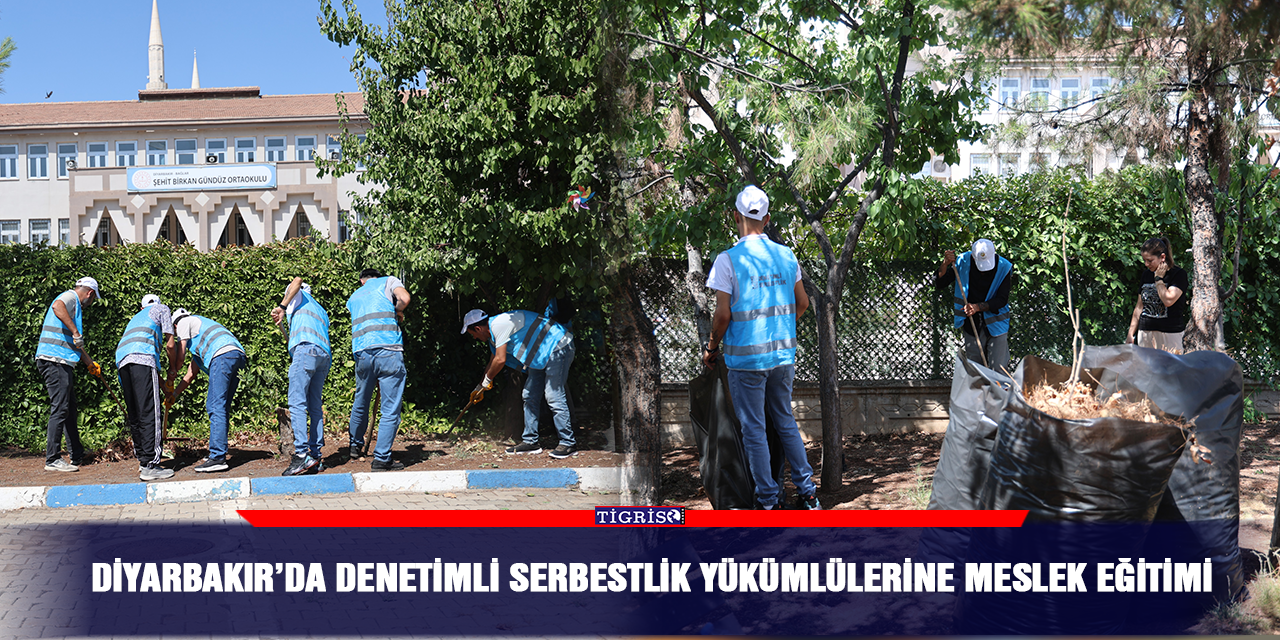 Diyarbakır’da denetimli serbestlik yükümlülerine meslek eğitimi