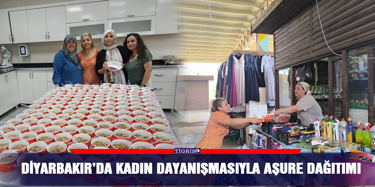 Diyarbakır’da Kadın dayanışmasıyla Aşure dağıtımı
