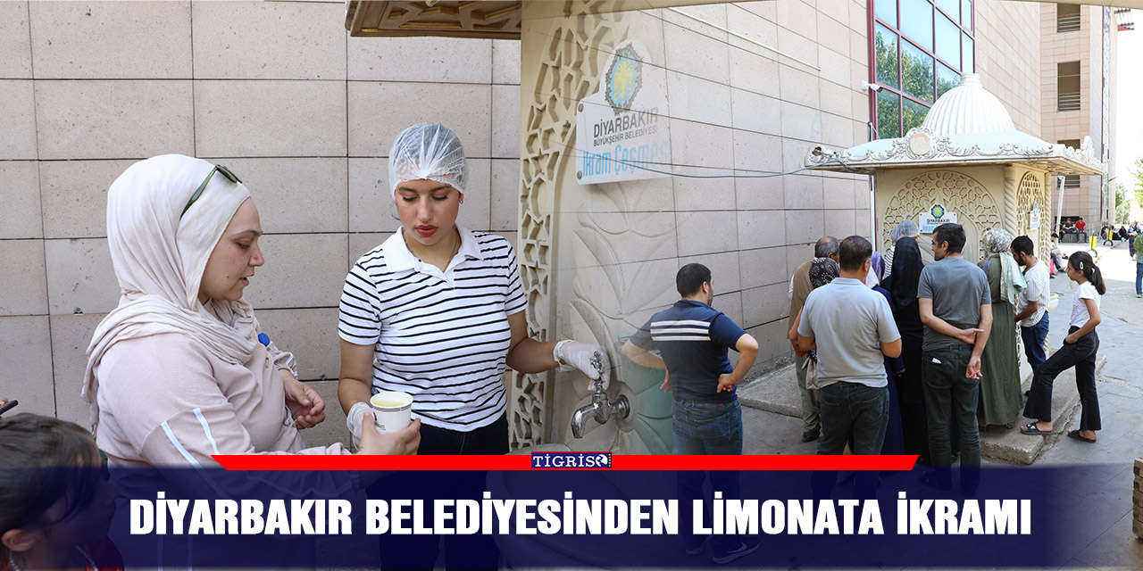 Diyarbakır Belediyesinden limonata ikramı