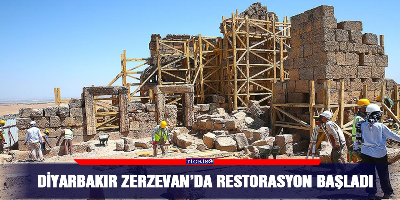 Diyarbakır Zerzevan’da restorasyon başladı