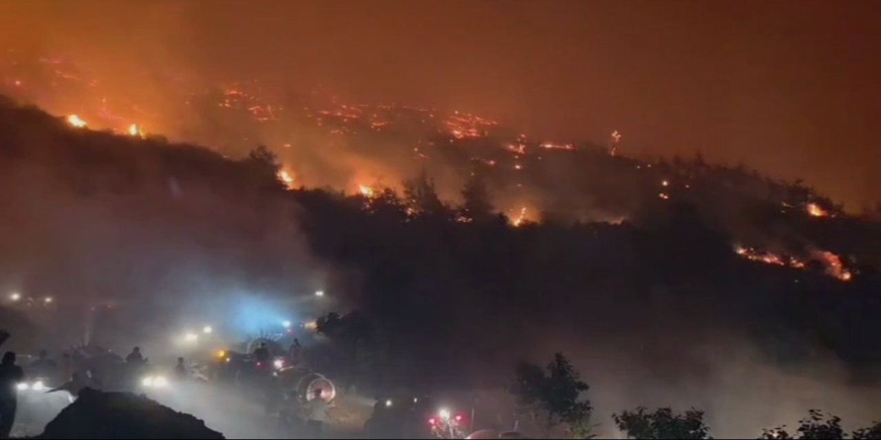 Bursa'da yangın felaketi: İki ilçe tamamen alevlere teslim