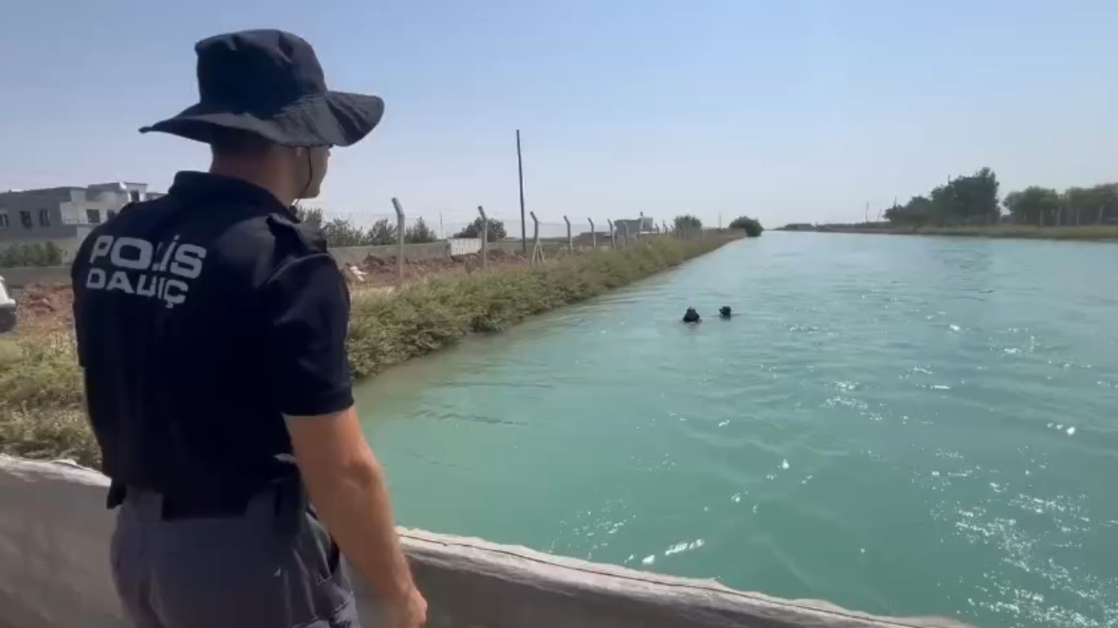 Sulama kanalına giren genç akıntıya kapıldı