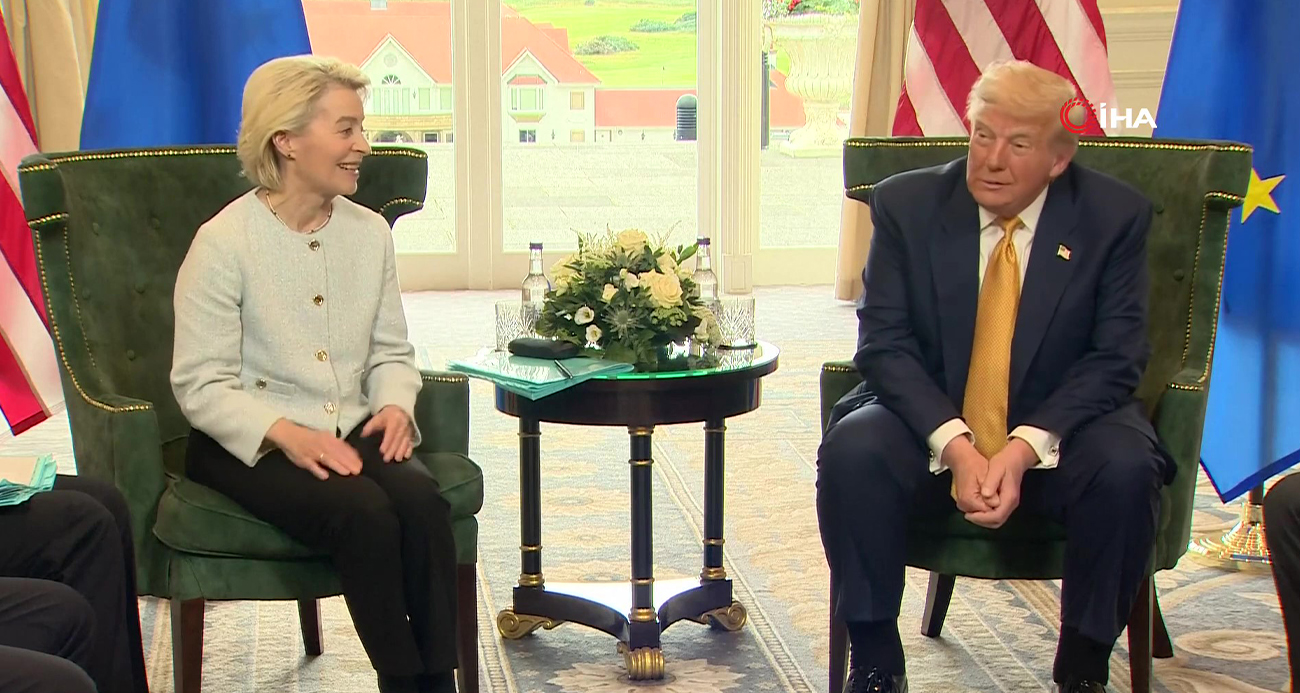 Trump, AB ile ticaret anlaşmasını duyurdu: "Yüzde 15’lik gümrük vergisi"