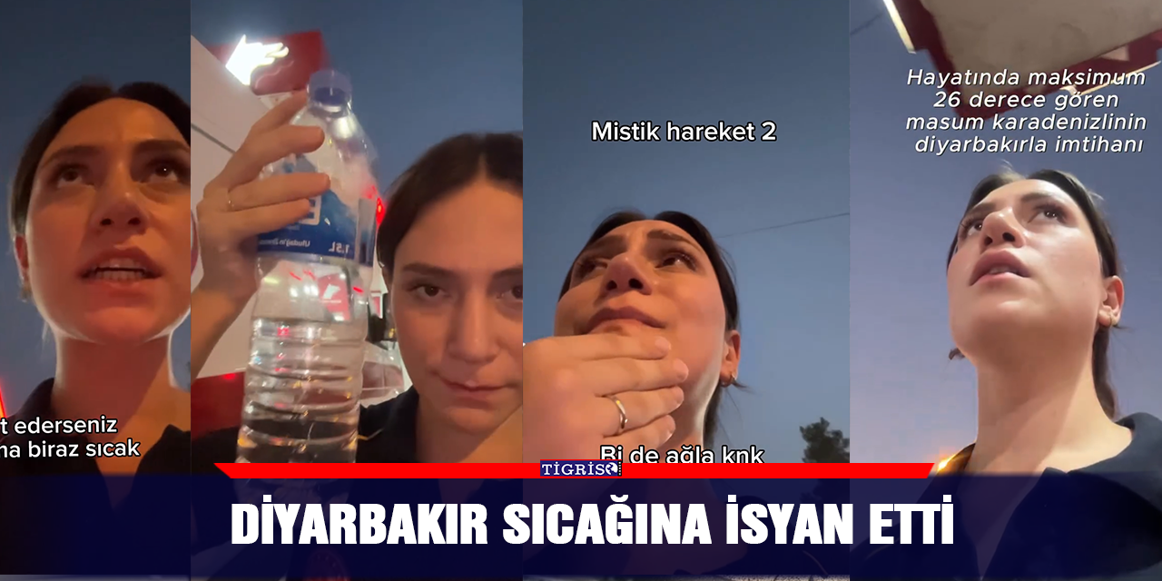 VİDEO - Diyarbakır sıcağına isyan etti