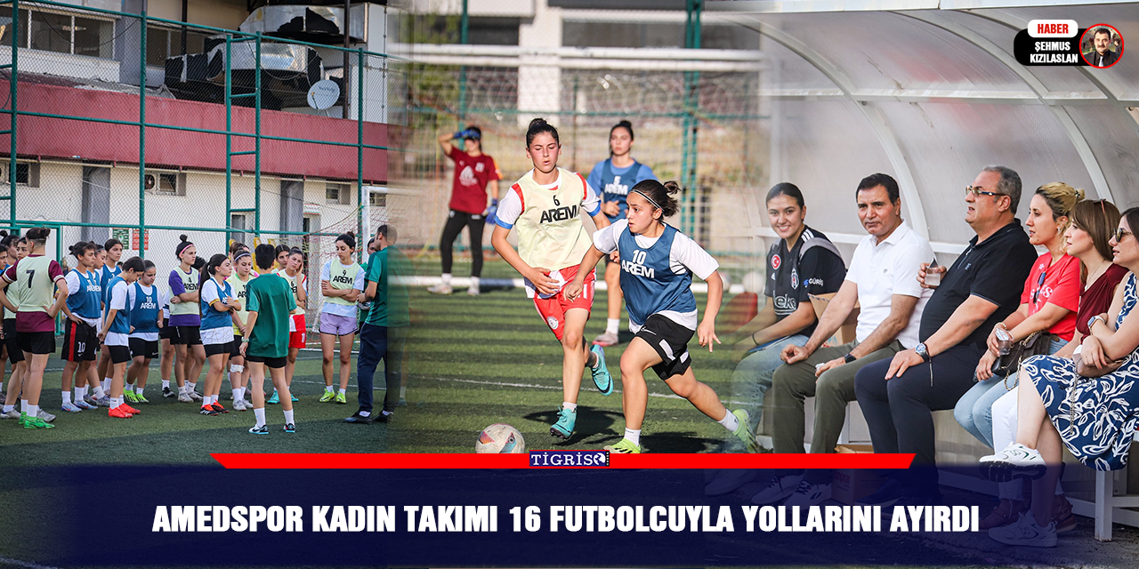 Amedspor kadın takımı 16 futbolcuyla yollarını ayırdı
