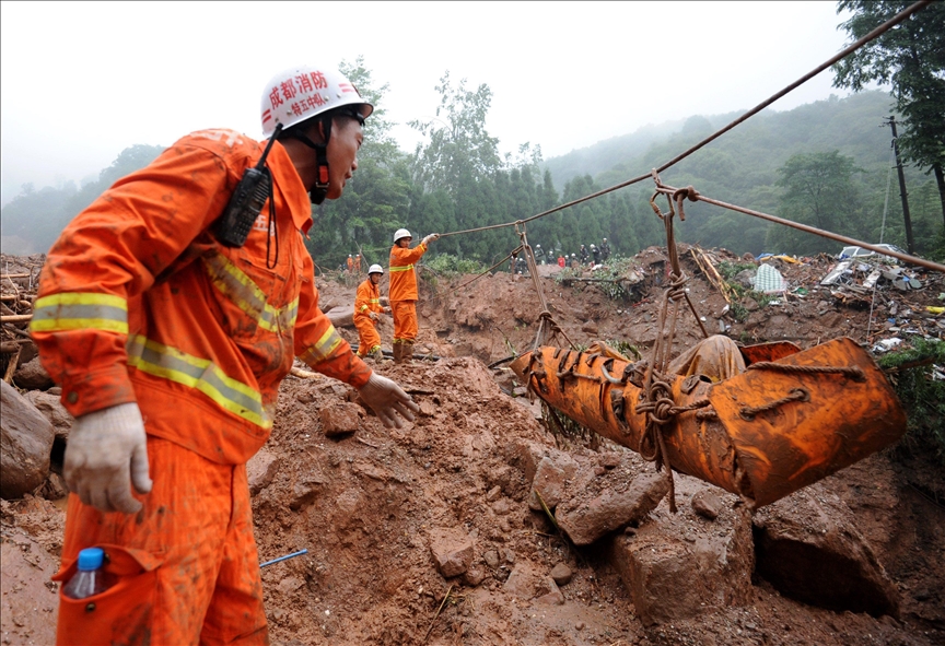Çin'de yağışlar 30 can aldı