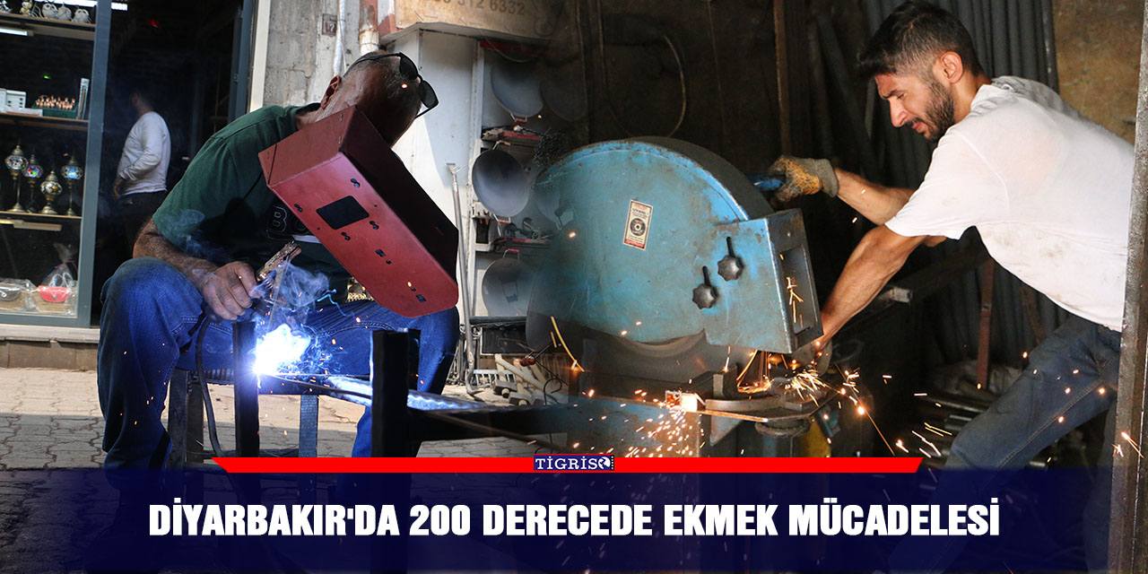 Diyarbakır'da 200 derecede ekmek mücadelesi
