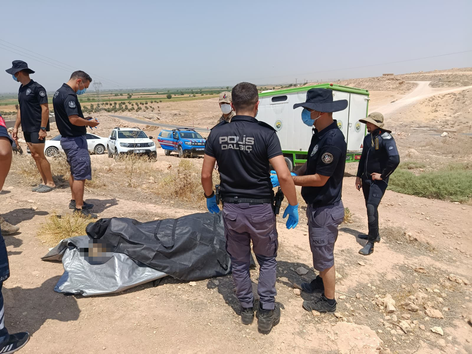 Sulama kanalında akıntıya kapılan kişinin cesedi bulundu