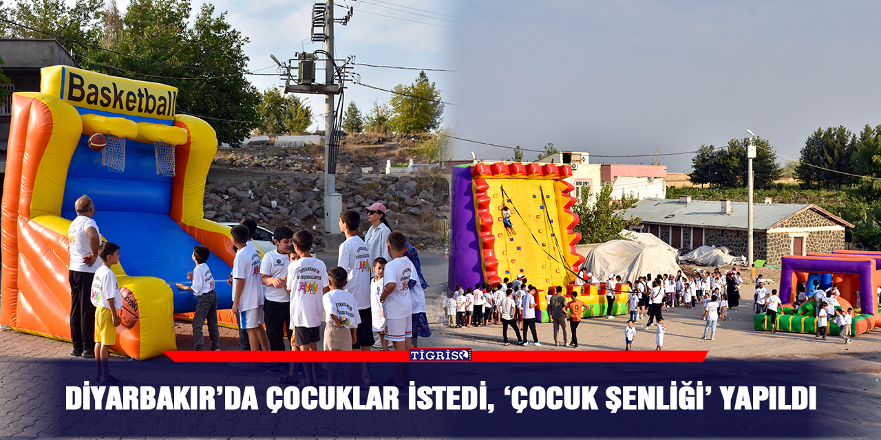 Diyarbakır’da çocuklar istedi, ‘çocuk şenliği’ yapıldı