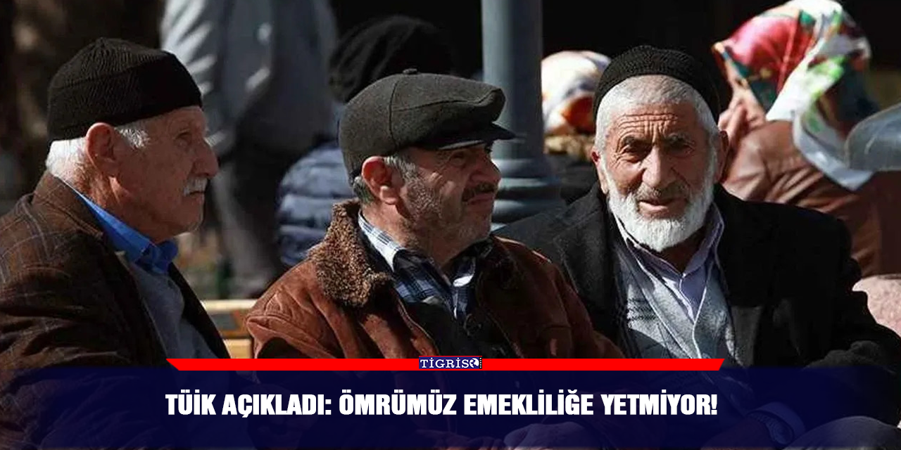 TÜİK açıkladı: ömrümüz emekliliğe yetmiyor!