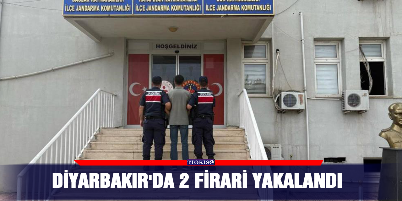 Diyarbakır'da 2 firari yakalandı