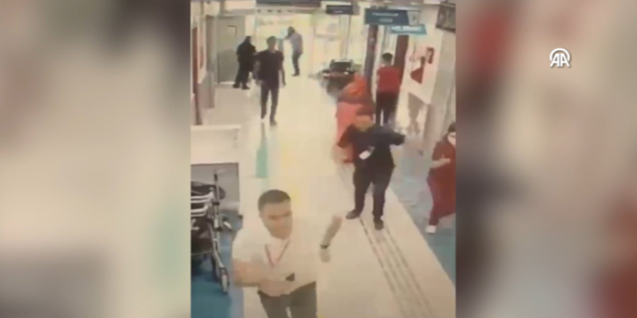 Urfa'da doktora bıçaklı saldırı kamerada