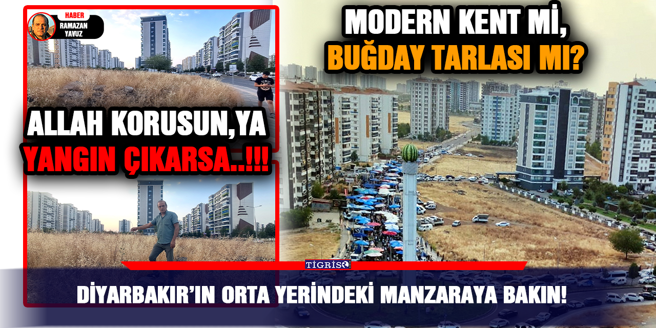 VİDEO - Diyarbakır’ın orta yerindeki manzaraya bakın!