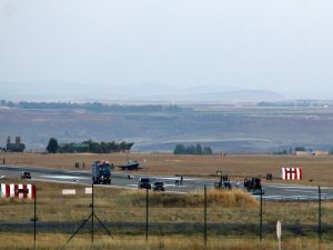 Diyarbakır'da düşen uçak