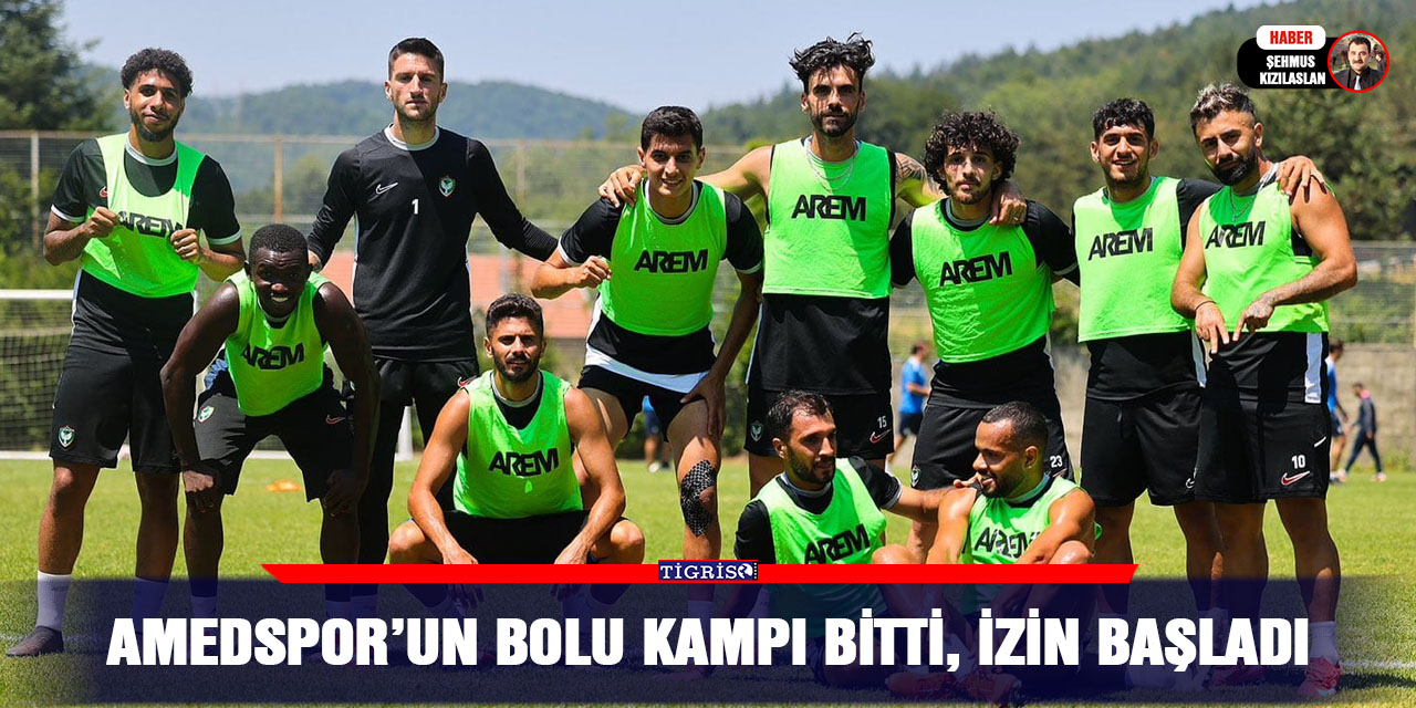 Amedspor’un Bolu Kampı bitti, izin başladı