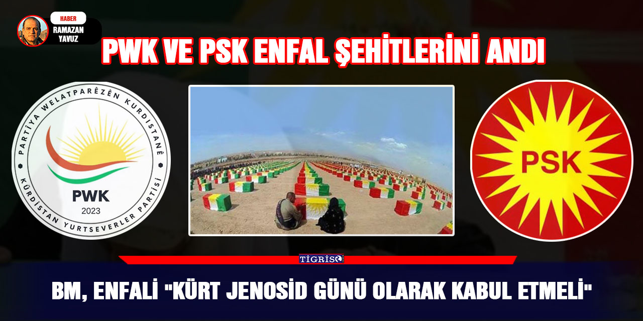 PWK ve PSK Enfal Şehitlerini Andı