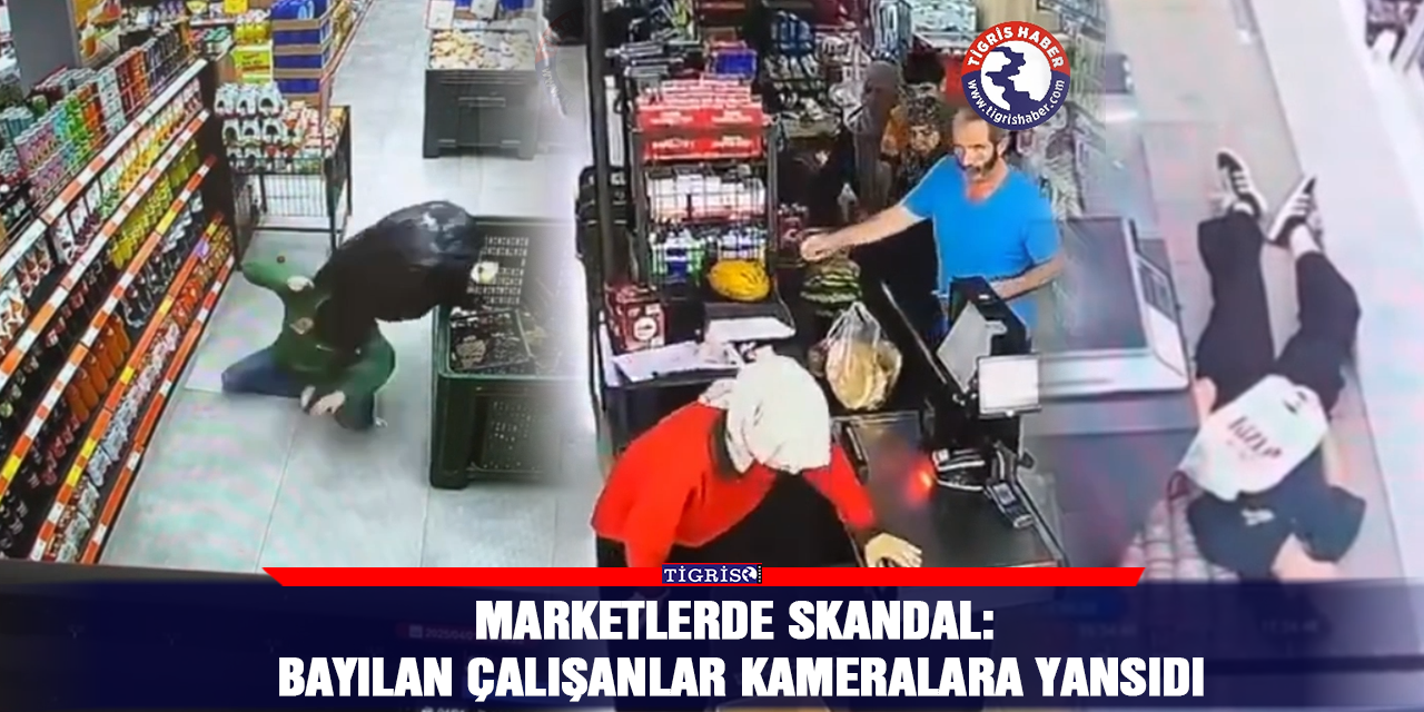 VİDEO - Marketlerde skandal: Bayılan çalışanlar kameralara yansıdı