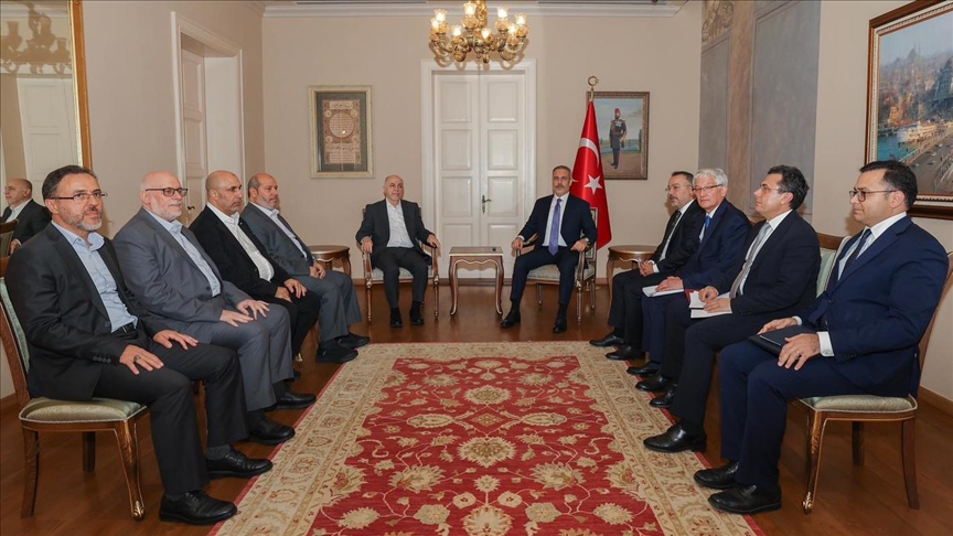 Bakan Fidan, Hamas heyetiyle görüştü