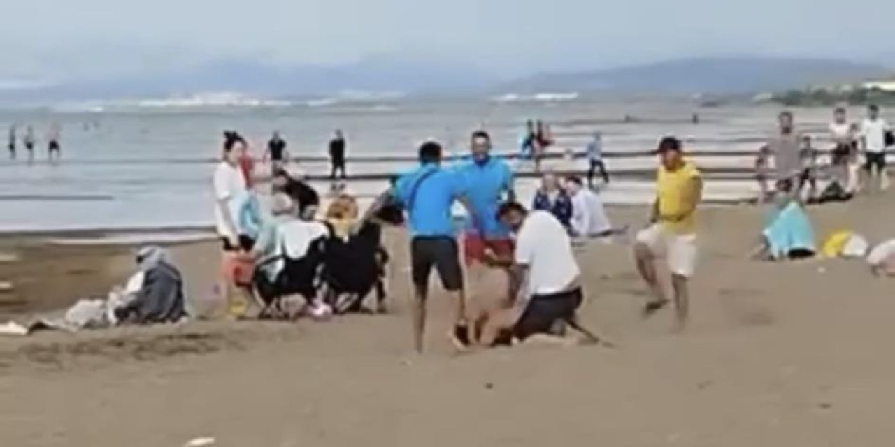 Plajda kavga: 6 yaralı