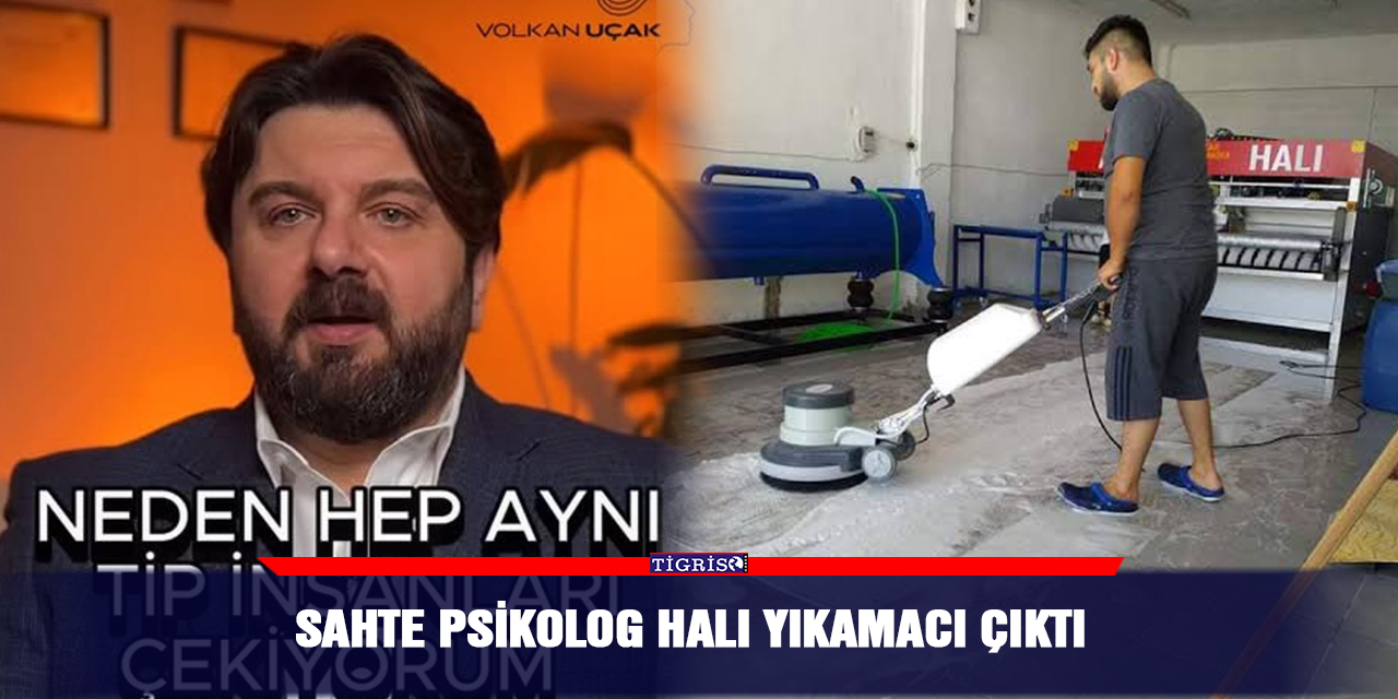 Sahte Psikolog halı yıkamacı çıktı