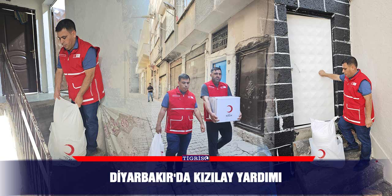 Diyarbakır'da Kızılay yardımı