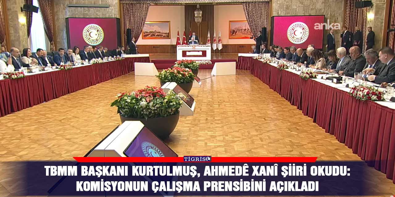 TBMM Başkanı Kurtulmuş, Ahmedê Xanî şiiri okudu: Komisyonun çalışma prensibini açıkladı