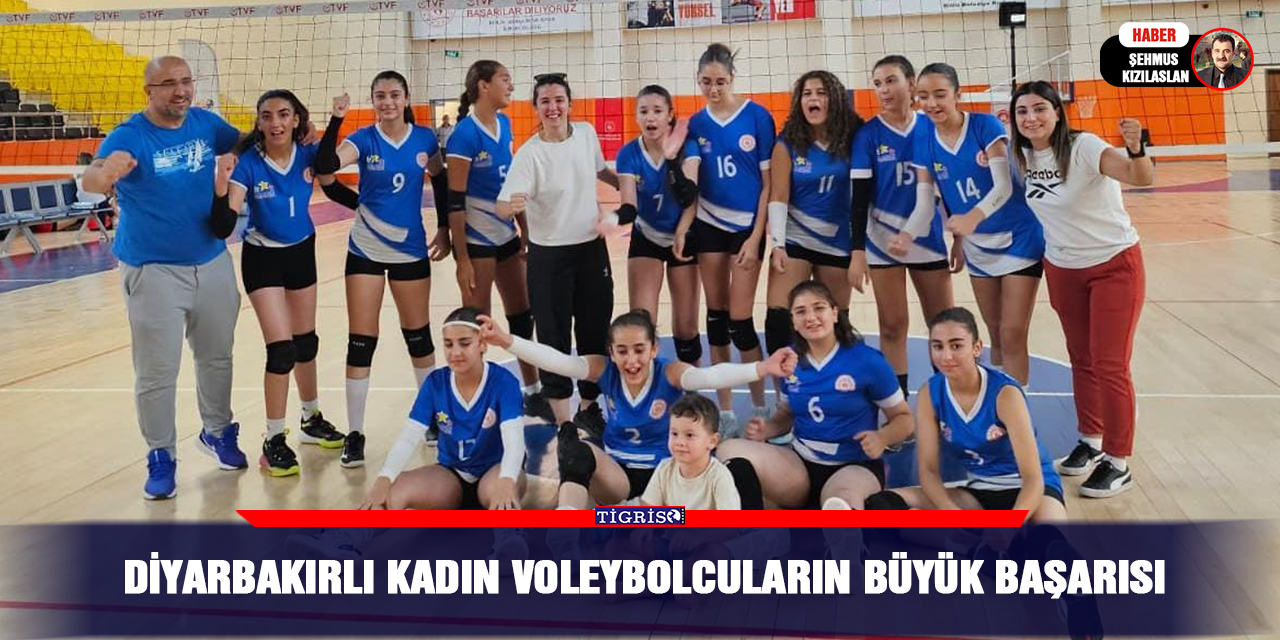 Diyarbakırlı kadın voleybolcuların büyük başarısı