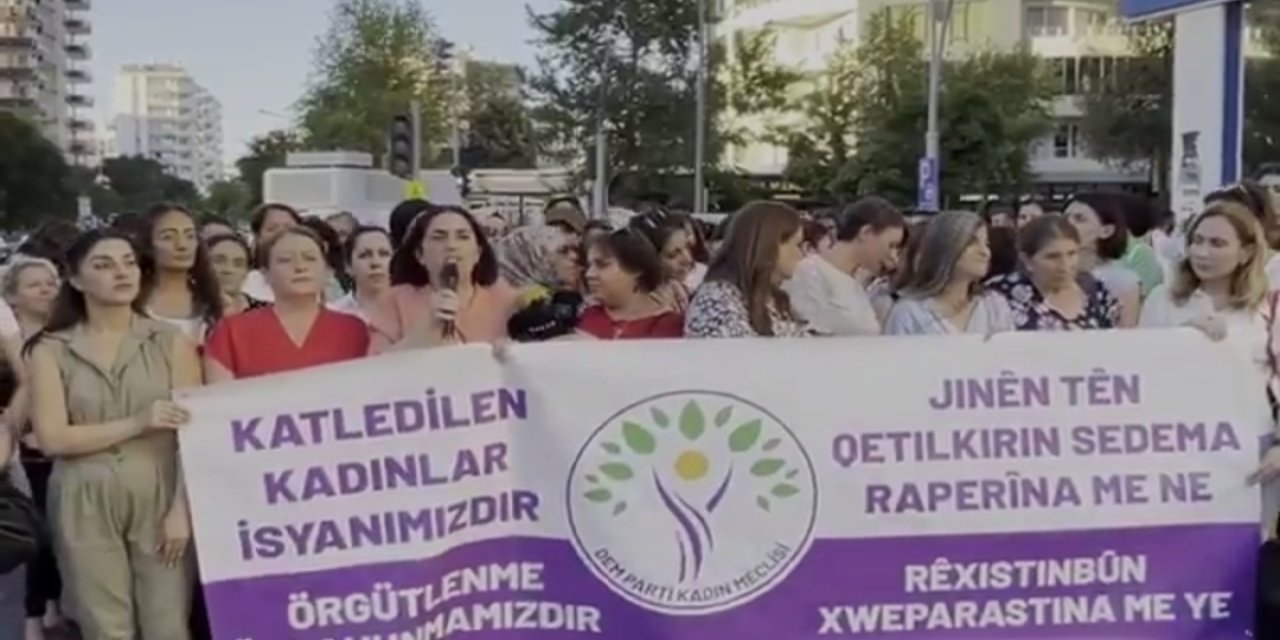 DEM Partili Çelenk Diyarbakır'da konuştu: "Tek bir kadını dahi yalnız bırakmayacağız"