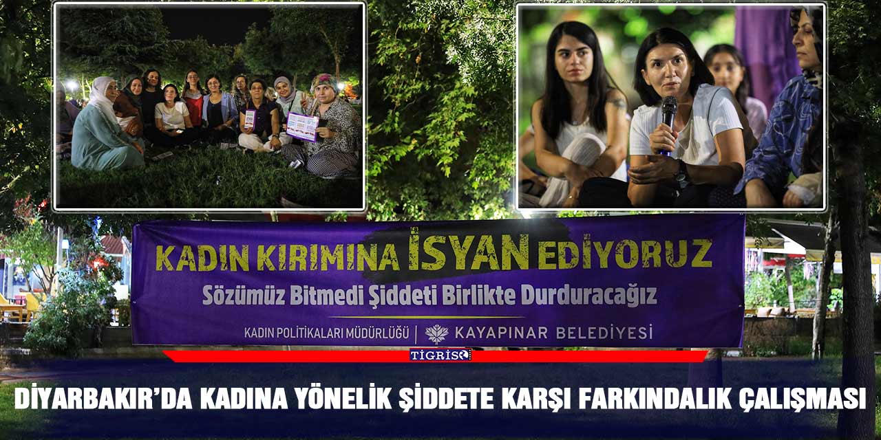 Diyarbakır’da kadına yönelik şiddete karşı farkındalık çalışması