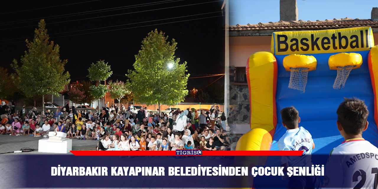 Diyarbakır Kayapınar Belediyesinden çocuk şenliği
