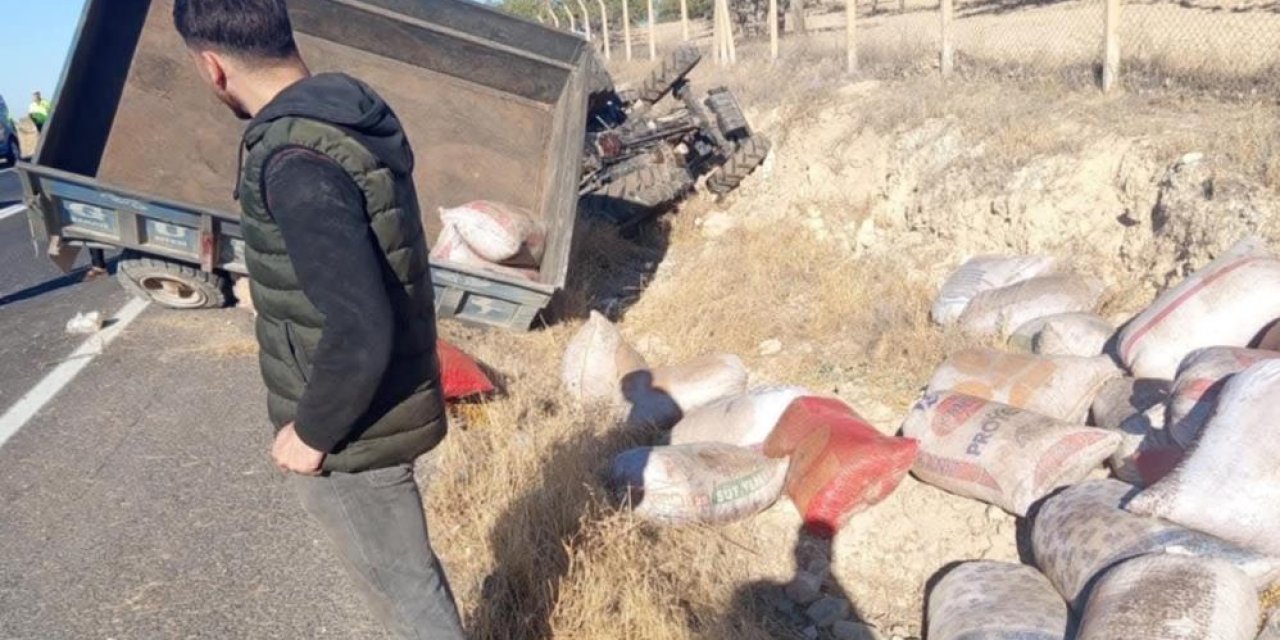 Şanlıurfa’da 2 ayrı traktör kazası: 1 ölü, 5 yaralı