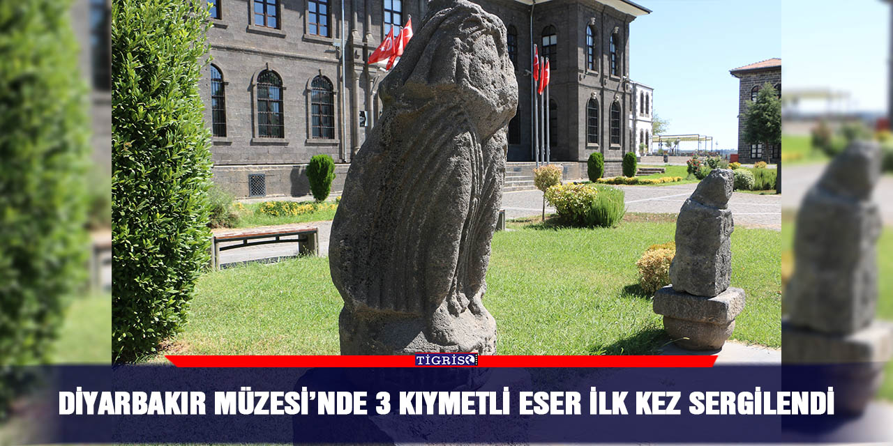 Diyarbakır Müzesi’nde 3 kıymetli eser ilk kez sergilendi