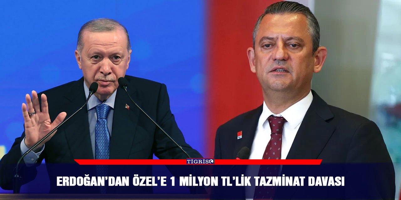 Erdoğan’dan Özel’e 1 milyon TL’lik tazminat davası