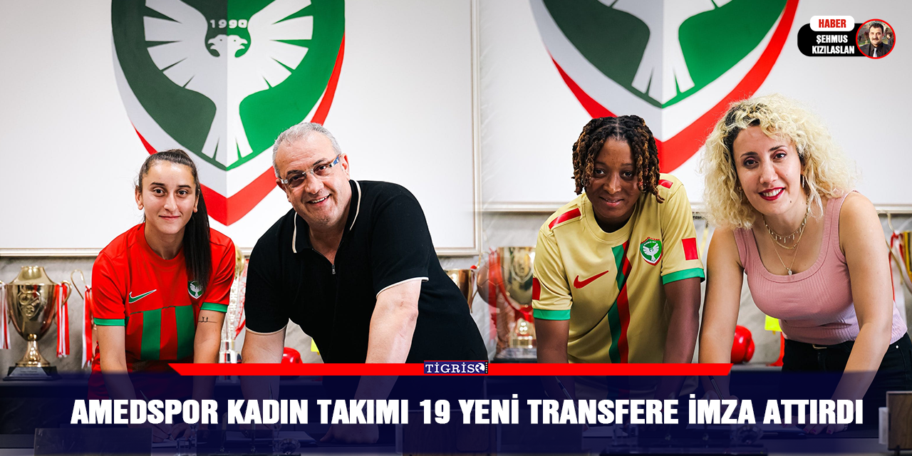 Amedspor kadın takımı 19 yeni transfere imza attırdı