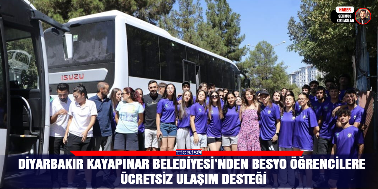 Diyarbakır Kayapınar Belediyesi’nden BESYO Öğrencilere Ücretsiz Ulaşım Desteği
